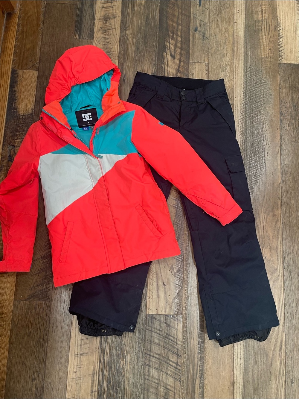 DC waterproof winter snow coat & pants boy 12